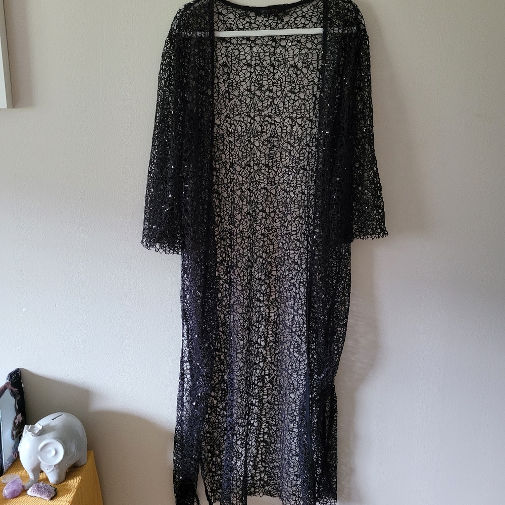 Dollskill Sequin Mesh Duster